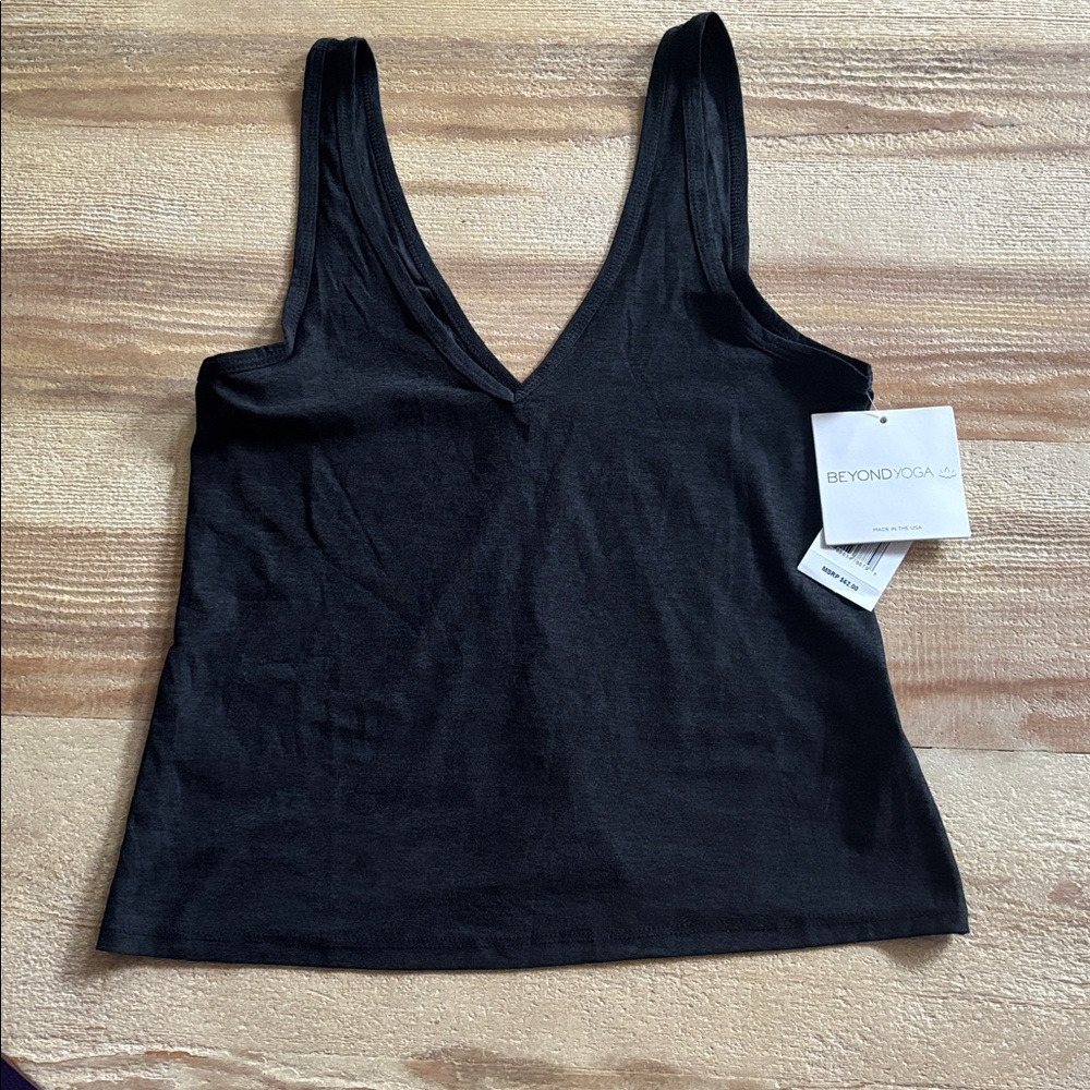 Beyond Yoga Black Crop Top